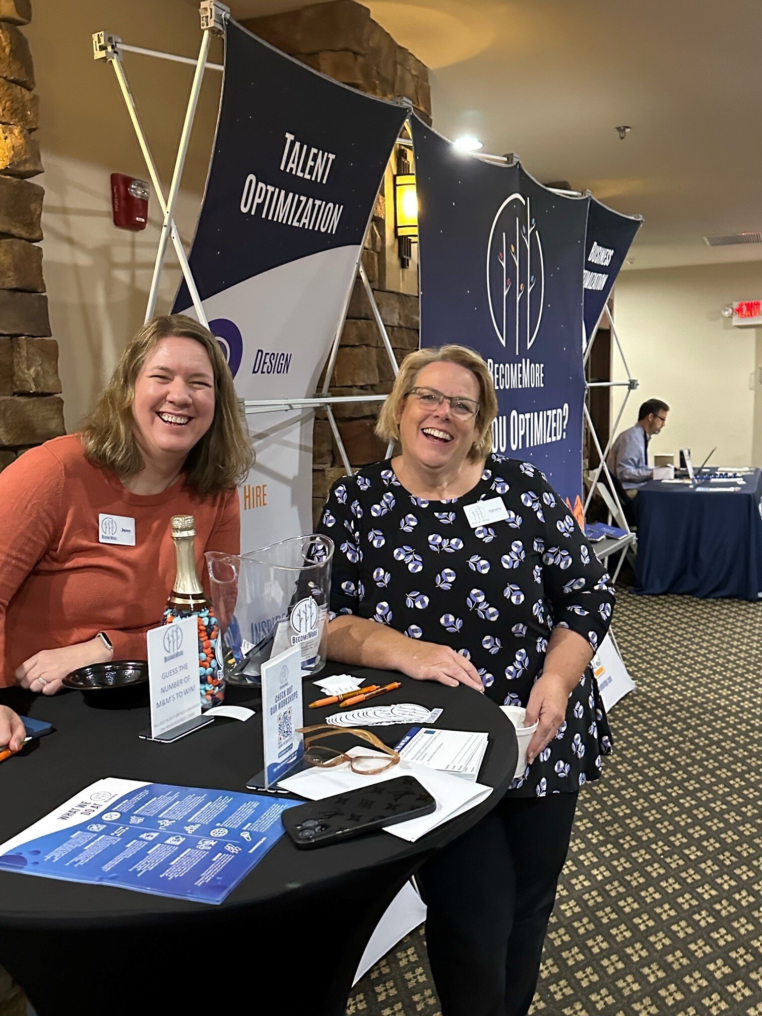 BMG Booth Jenn Tammy - Missouri Employment Conf May 16-17 2023