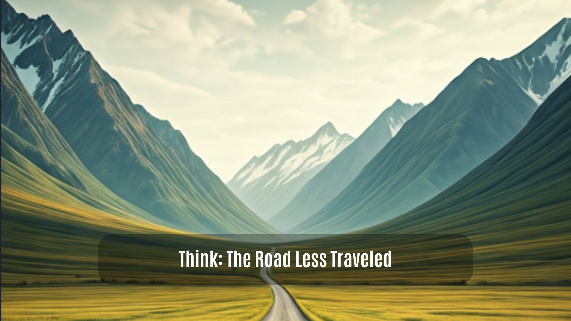 Think The Road Less Traveled